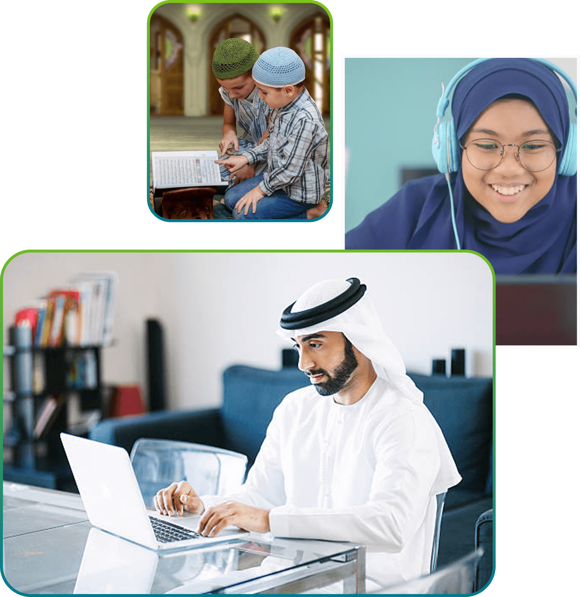 Students and tutors learning Arabic and Qur’an online and in traditional settings